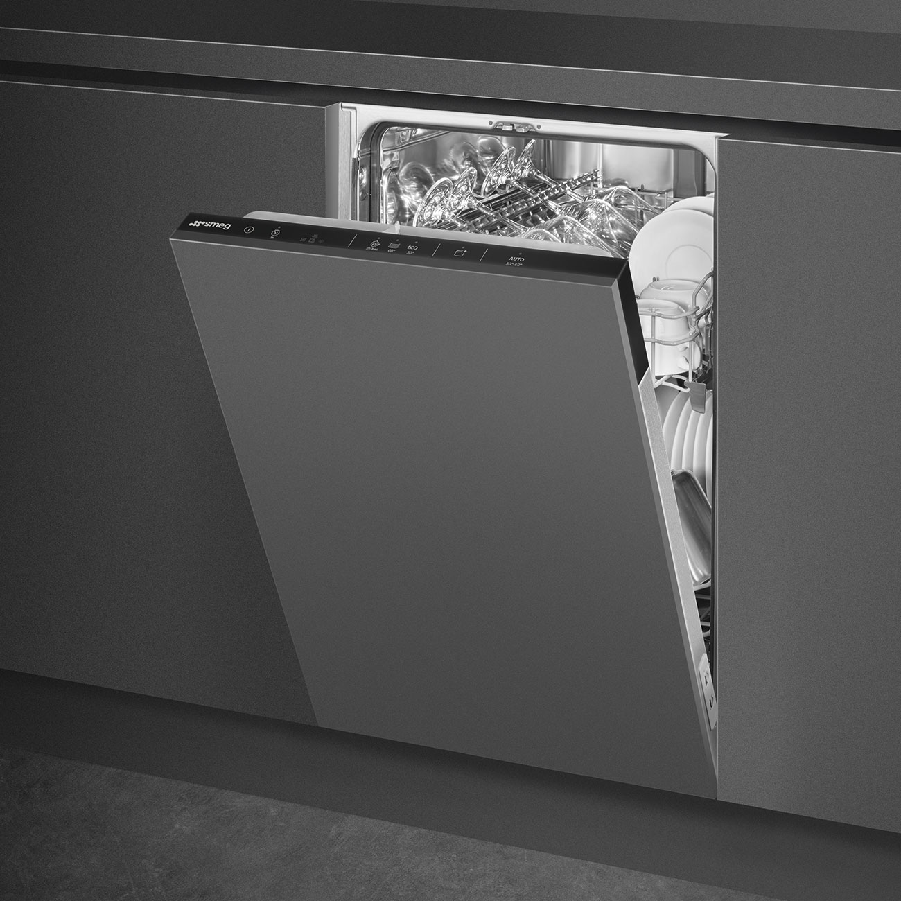 SMEG Integrerbar opvaskemaskine ST4522DIN - Billede 2